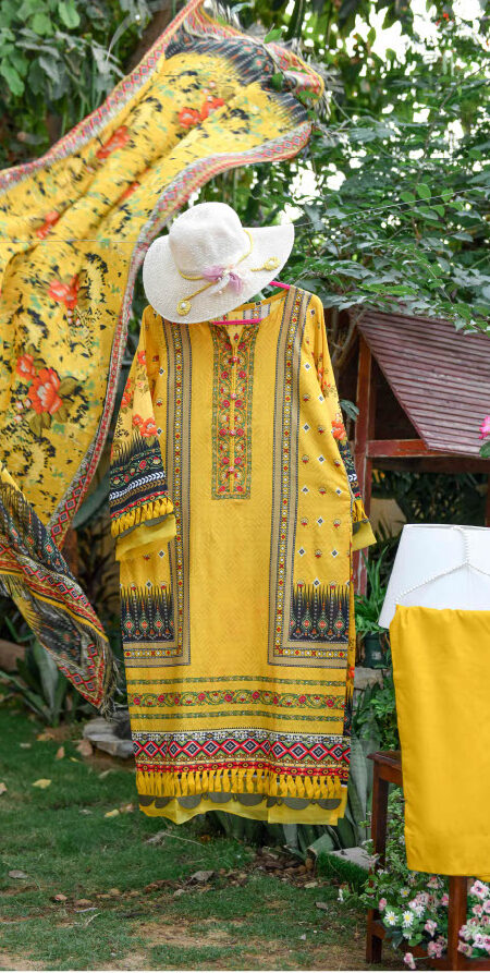 Murashe By Miral Doria 3pc Lawn